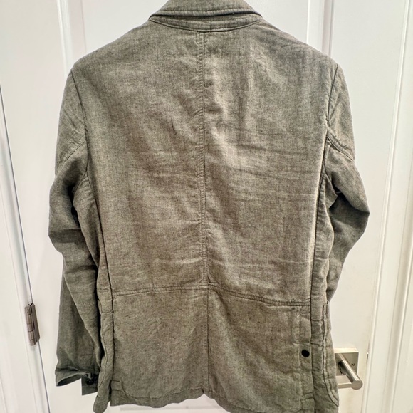 Relwen Tropical Trap Blazer. Lt. Olive Herringbone Size Small. Perfect. - Picture 3 of 6